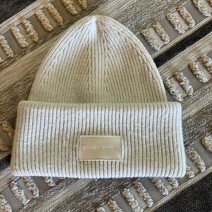 MICHAEL Michael Kors Cream Knit Beanie